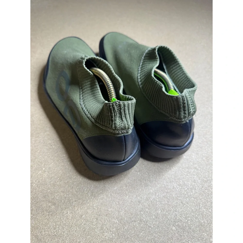 OOFOS OOmg Sport Low Shoe Forest Green Recovery Slip On Mens 11 EU 44